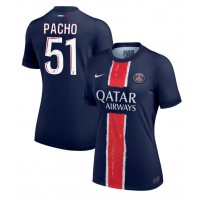 Maglie da calcio Paris Saint-Germain Willian Pacho #51 Prima Maglia Femminile 2024-25 Manica Corta